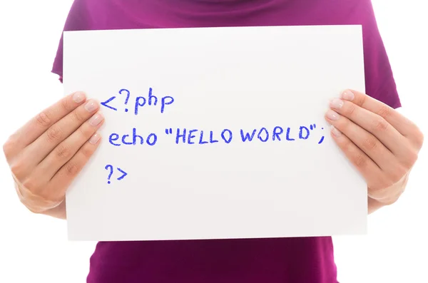 Hello world — Stock Photo, Image