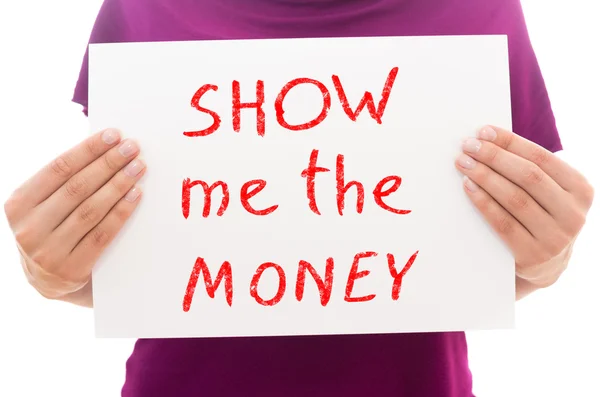 Show me the money — Stock Photo, Image