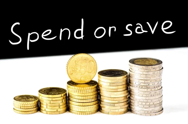 Spend or save — Stock Photo, Image