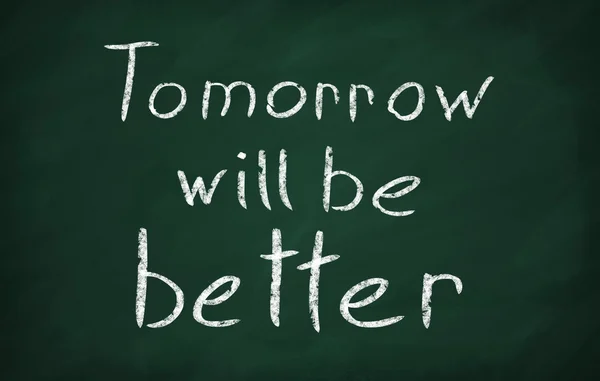 Domani sarà meglio. — Foto Stock