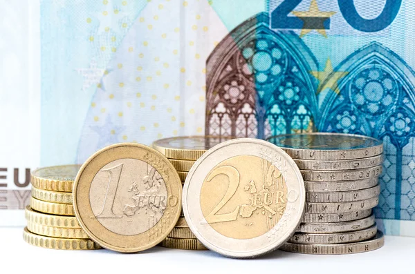 Euro Coins — Stock Photo, Image