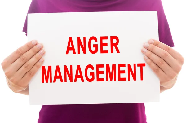 The anger management — Stock Photo, Image