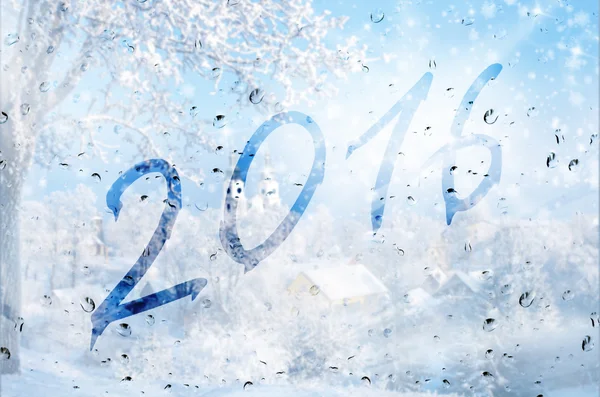 Nuevo año 2016 — Foto de Stock