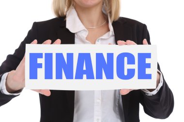 Finans Finansal mali para iş kavramı