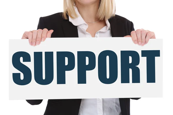 Support help problem customer service business concept — Stock Photo, Image