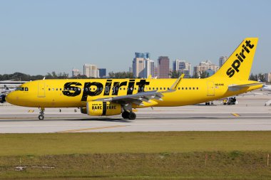 Ruh Hava Yolları'nın Airbus A320 uçak Fort Lauderdale airport