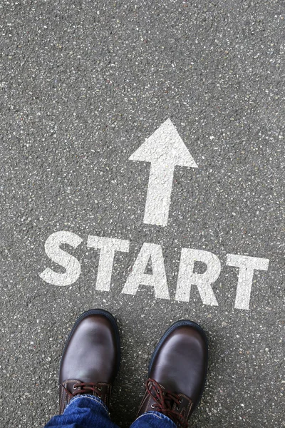 Start start börjar början business koncept karriär mål mot — Stockfoto