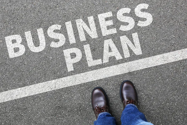 Business plan analyse strategie en ontwikkeling succes bedrijf — Stockfoto