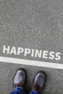 Mutluluk mutlu başarı başarılı konsept