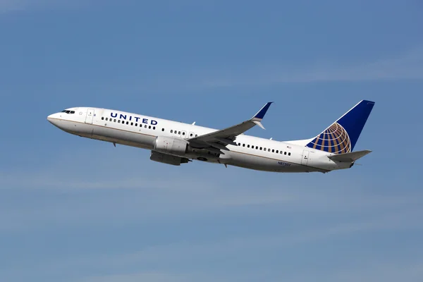 United Airlines Boeing 737-800 avião — Fotografia de Stock