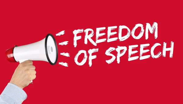 Meinungsfreiheit Pressefreiheit Meinungszensur Zensur m — Stockfoto