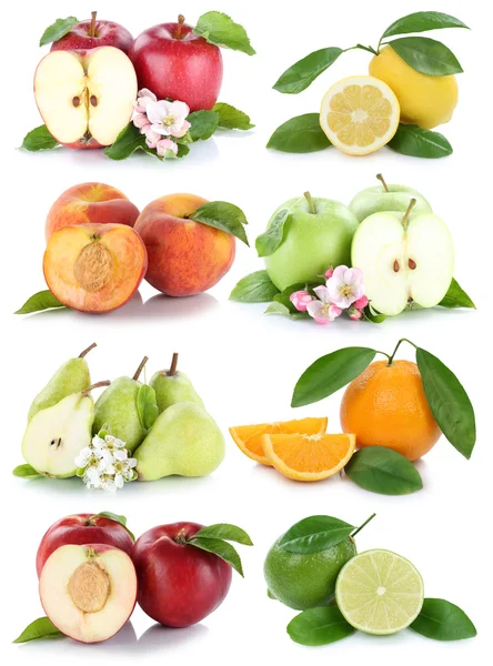 Fruit appel sinaasappel citroen nectarine appels sinaasappels vers fruit c — Stockfoto