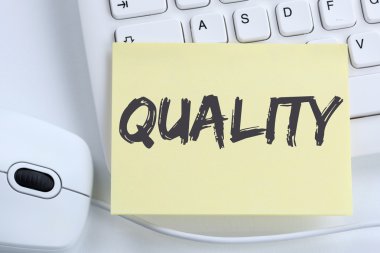 Kalite kontrol yönetimi başarı iş kavramı başarılı o