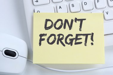 Tarihi toplantı anımsatıcısı notepaper iş con hatırlatmak unutmayın