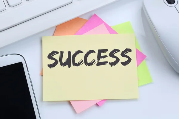 Success successful career business concept leadership desk — Stock Photo, Image