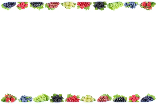イチゴ ブドウの果実のブルーベリー ベリー フルーツ フルーツ copys — ストック写真