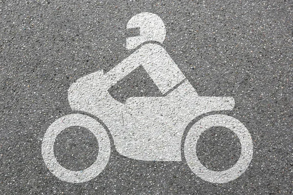 Motorcykel motorcykel ryttare motor cykel vägtrafiken — Stockfoto