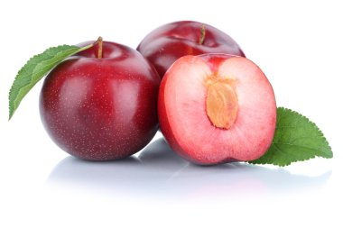 Erik erik taze meyve meyve beyaz izole