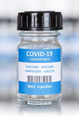 Coronavirus Aşı Şişesi Corona Virüs COVID-19 Covid Aşıları Portre şişeleri