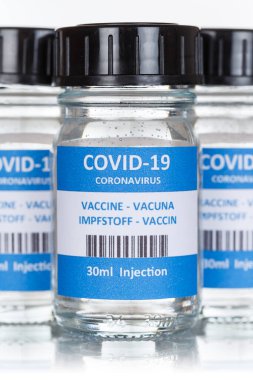 Coronavirus Aşı Şişesi Corona Virüs COVID-19 Covid Aşıları Portre şişeleri