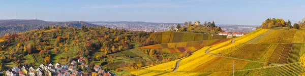 Stuttgart Grabkapelle Capela Grave Rotenberg Outono Queda Vinhedo Viagens Alemanha — Fotografia de Stock