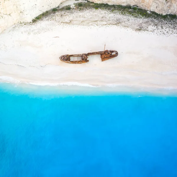 Zante Grecia Settembre 2020 Naufragio Dell Isola Zante Navagio Spiaggia — Foto Stock