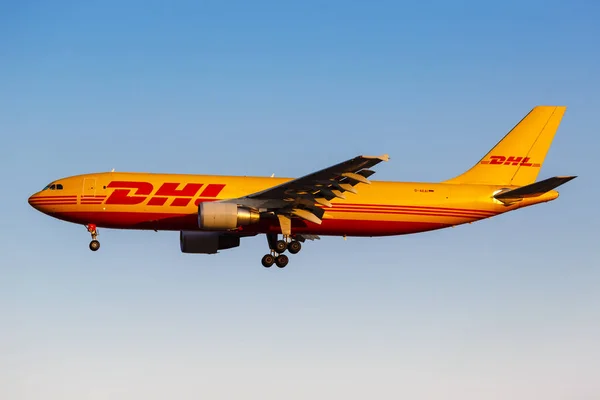 Афины Греция Сентября 2020 Года Dhl European Air Transport Airbus — стоковое фото