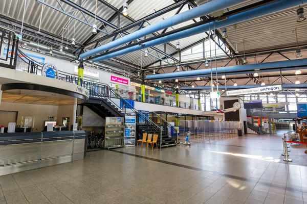 Ahden Niemcy Sierpnia 2020 Budynek Terminalu Lotniska Paderborn Lippstadt Niemczech — Zdjęcie stockowe