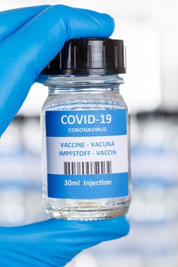 Coronavirus Aşı Şişesi Corona Virüs COVID-19 Covid Aşıları Portre şişeleri