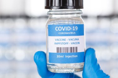 Coronavirus aşı şişesi Corona Virüs COVID-19 Covid aşı şişeleri