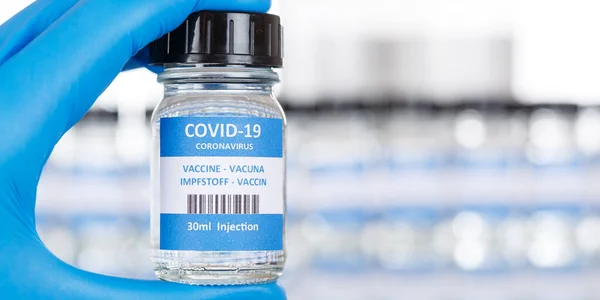 Coronavirus Vaccine Bottle Corona Virus Covid Covid Vaccines Copyspace Copy — Stock Photo, Image