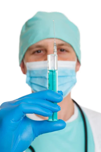 Coronavirus Vaccine Bottle Corona Virus Syringe Doctor Covid Covid Vaccines — Stock Photo, Image