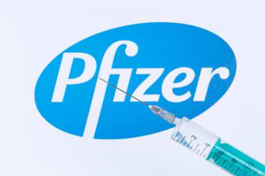 Pfizer Coronavirus Aşısı Corona Virüsü COVID-19 Covid aşı şişeleri
