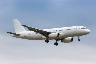 Londra, Birleşik Krallık - 9 Temmuz 2019 Etihad Airways Airbus A320, Londra Heathrow Havaalanı (LHR).