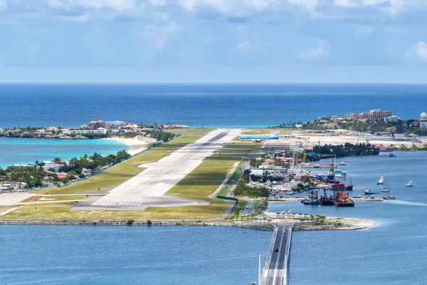 Sint Maarten Antilhas Holandesas Setembro 2016 Sint Maarten Martin Airport — Fotografia de Stock