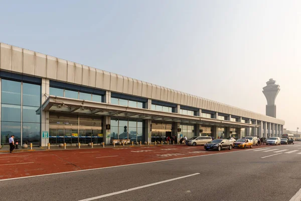Пекін Китай Вересня 2019 Термінал Пекінського Столичного Аеропорту Пек Китаї — стокове фото