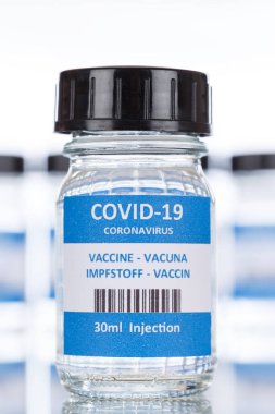 Coronavirus Aşı Şişesi Corona Virüs COVID-19 Covid Aşıları Portre şişeleri