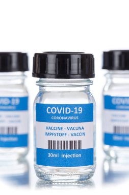 Coronavirus Aşı Şişesi Corona Virüs COVID-19 Covid Aşıları Portre şişeleri