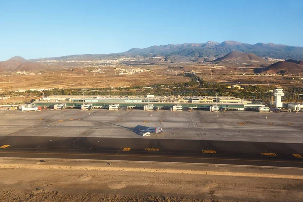 Tenerife Spain November 2019 Aerial Photo Tenerife South Airport Spain — Φωτογραφία Αρχείου