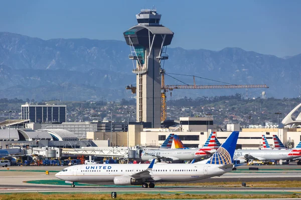 Los Angeles California April 2019 United Airlines Boeing 737 900Er — Stok fotoğraf