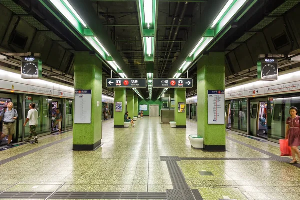2019 메트로 지하철 Mtr Tai Hau Station China — 스톡 사진