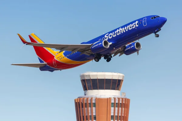 Phoenix Arizona Április 2019 Southwest Airlines Boeing 737 800 Repülőgép — Stock Fotó