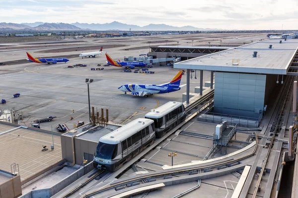 Phoenix Arizona April 2019 Αερογραμμές Southwest Boeing 737 Στο Phoenix — Φωτογραφία Αρχείου