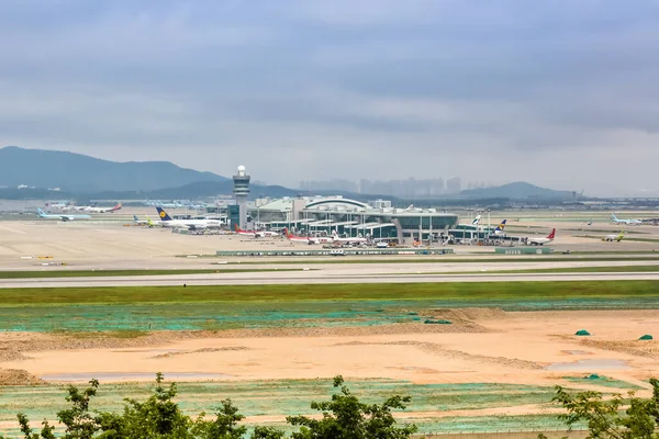 Incheon Jižní Korea Května 2016 Přehled Satelitní Terminál Mezinárodního Letiště — Stock fotografie