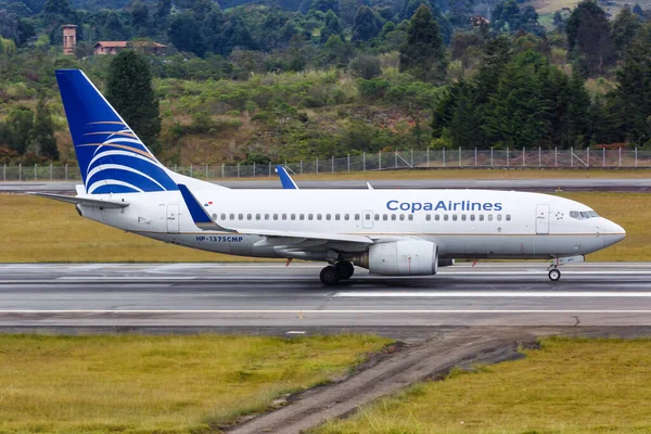 Medellin Colombia January 2019 Copa Airlines Boeing 737 700 Airplane — Stock Photo, Image