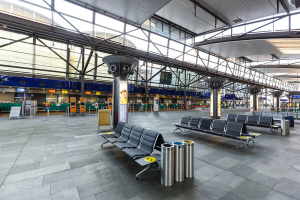 Мбаппе, Германия - 18 августа 2020 года Терминал аэропорта Мбаппе в Германии.