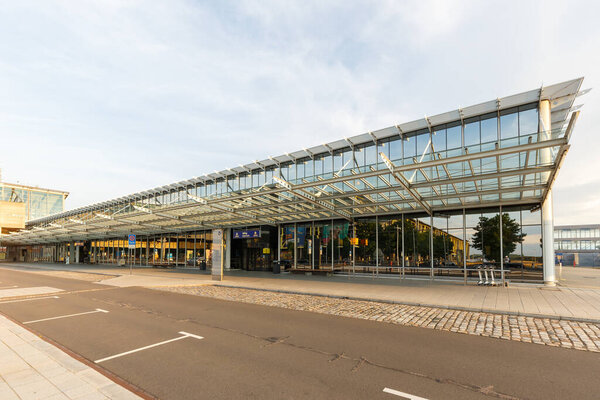 Мбаппе, Германия - 18 августа 2020 года Терминал аэропорта Мбаппе в Германии.