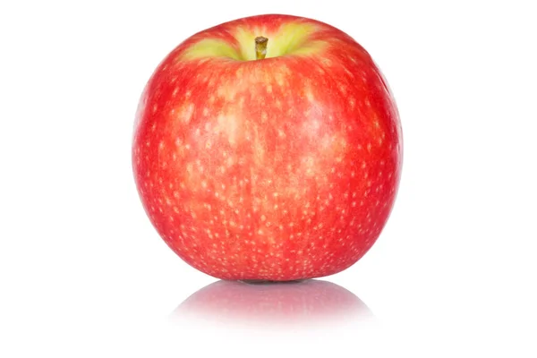 ผลแอปเป แดงแยกจากอาหารพ นหล ขาว — ภาพถ่ายสต็อก