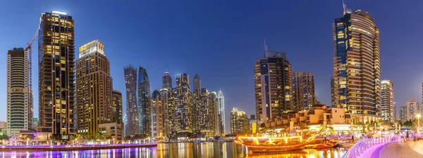 Dubai Emirado Árabe Vereinigte Mai 2021 Dubai Marina Skyline Architektur — Fotografia de Stock