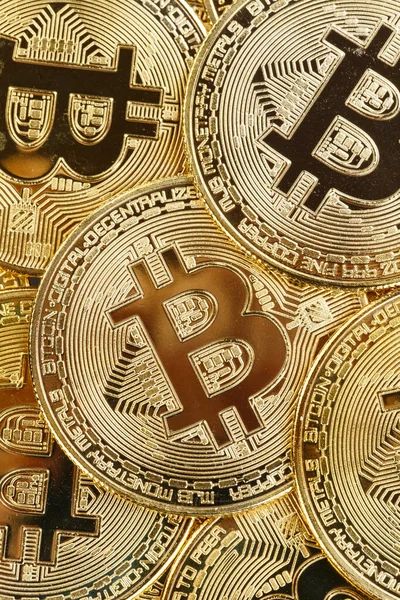 Bitcoin Crypto Valuta Fizető Online Fizetni Digitális Pénz Cryptocurrency Üzlet — Stock Fotó